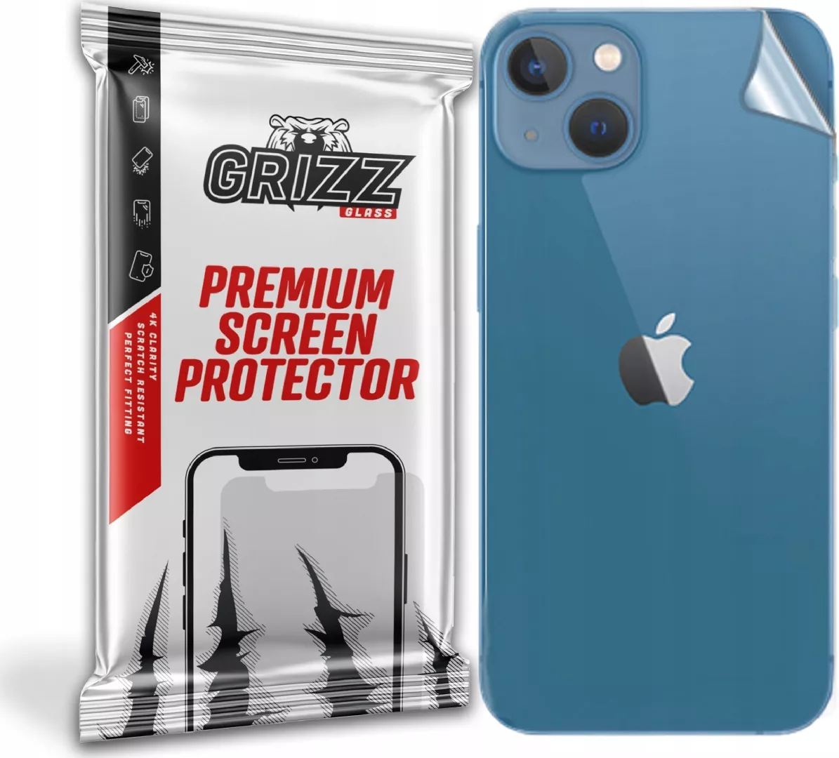 GrizzGlass Folia na tył Grizz Apple