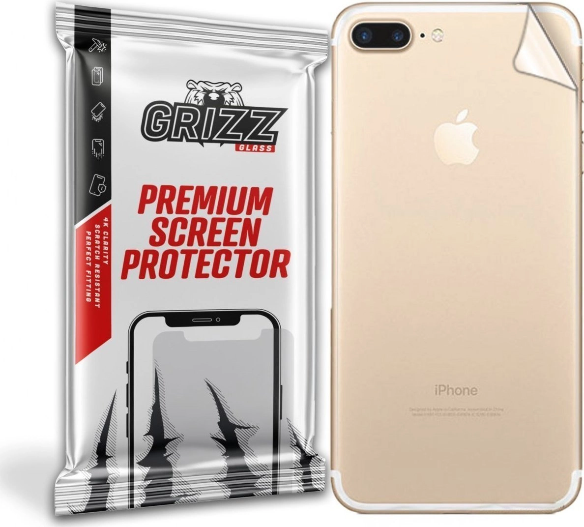 GrizzGlass Folia na tył Grizz Apple