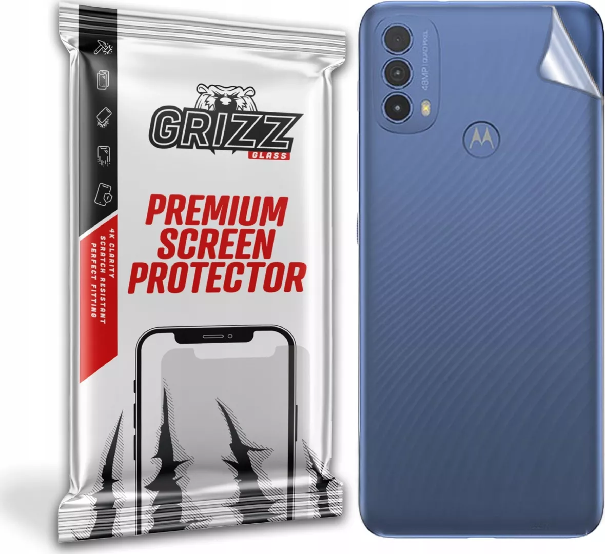 GrizzGlass Folia na tył Grizz Motorola