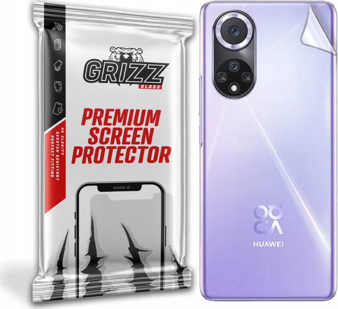 GrizzGlass Folia na tył Grizz Huawei