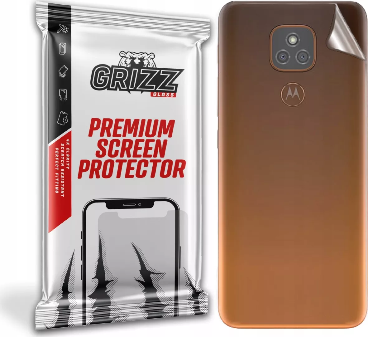 GrizzGlass Folia na tył Grizz Motorola