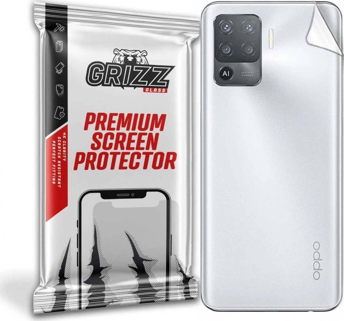 GrizzGlass Film at the back of