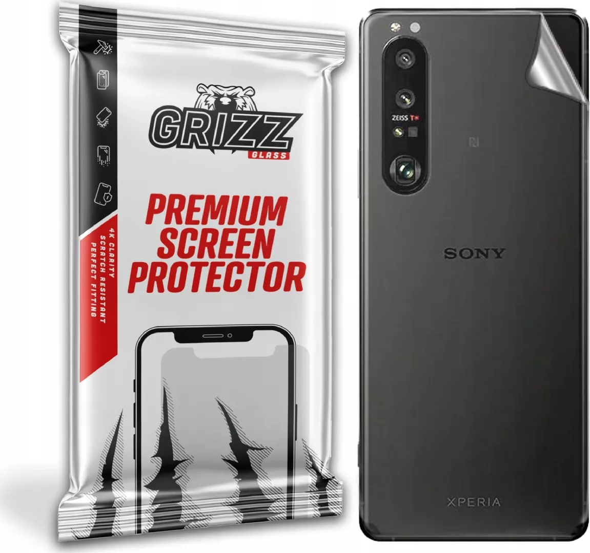 GrizzGlass Folia na tył Grizz Sony