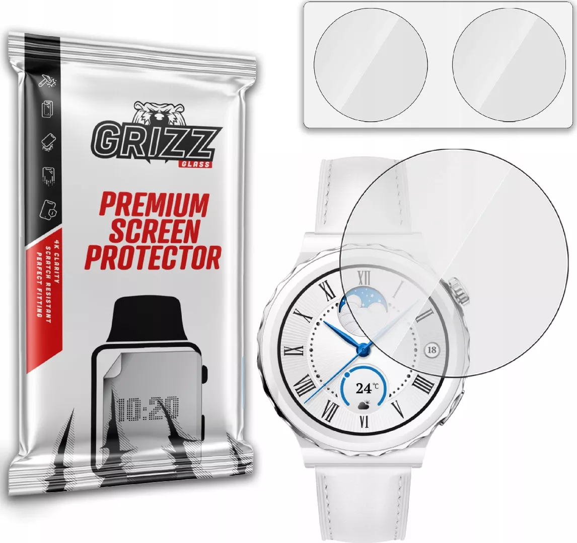 GrizzGlass Szkło hybrydowe Grizz Huawei Watch