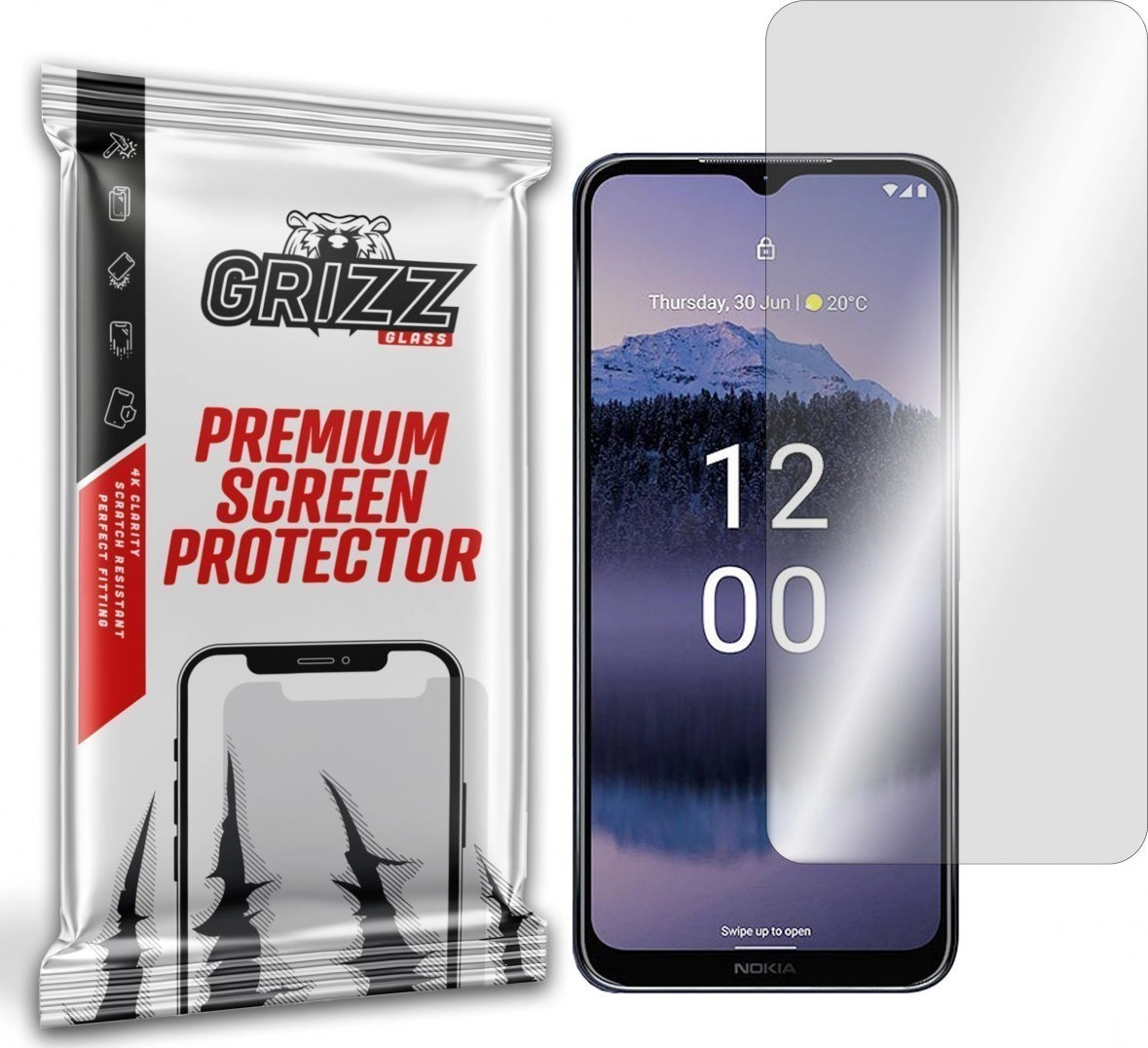GrizzGlass Szkło hybrydowe Grizz Nokia G11