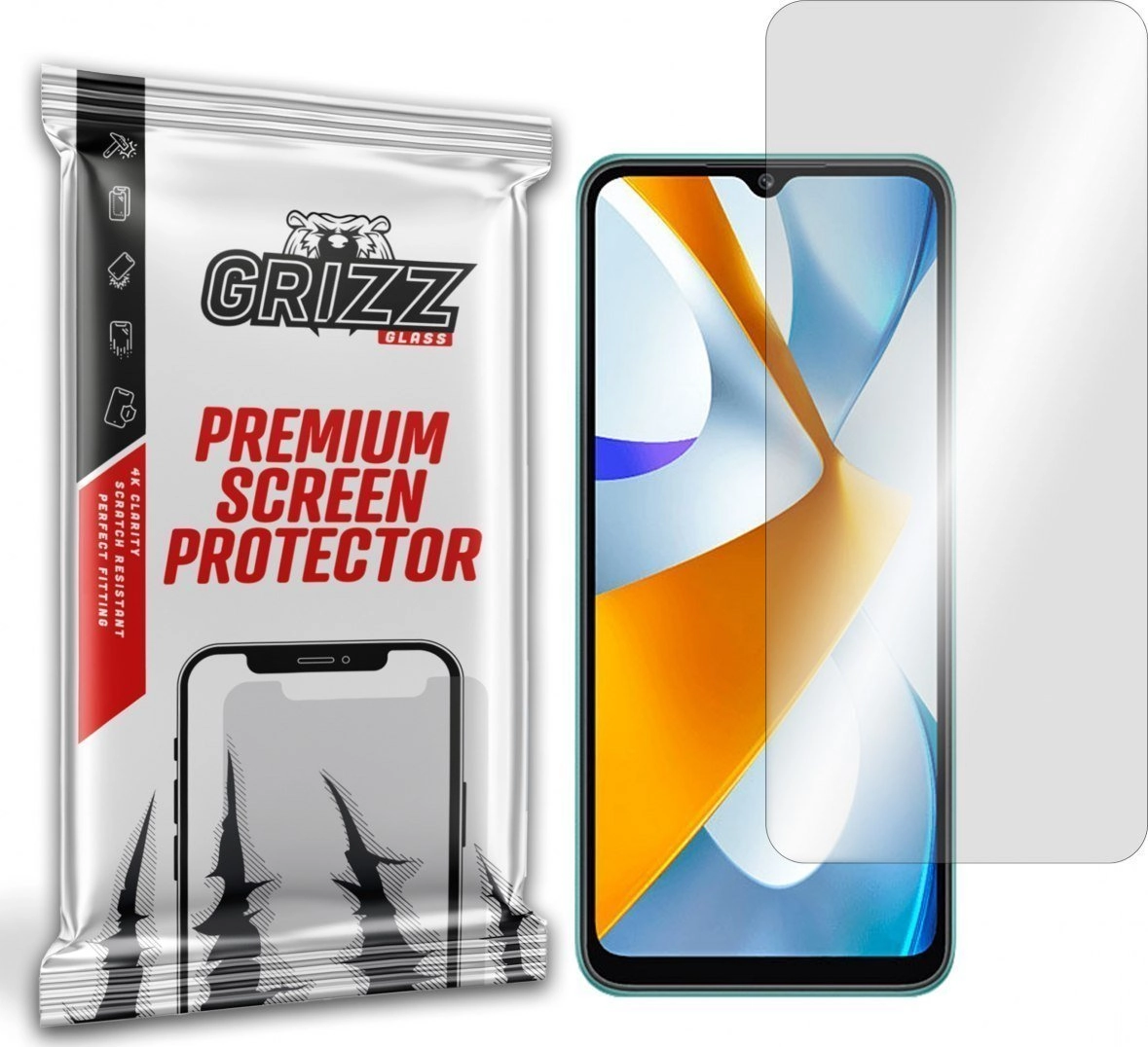 GrizzGlass Szkło hybrydowe Grizz Xiaomi POCO