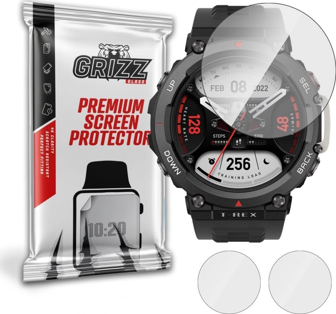 GrizzGlass Szkło hybrydowe Grizz Amazfit T-Rex