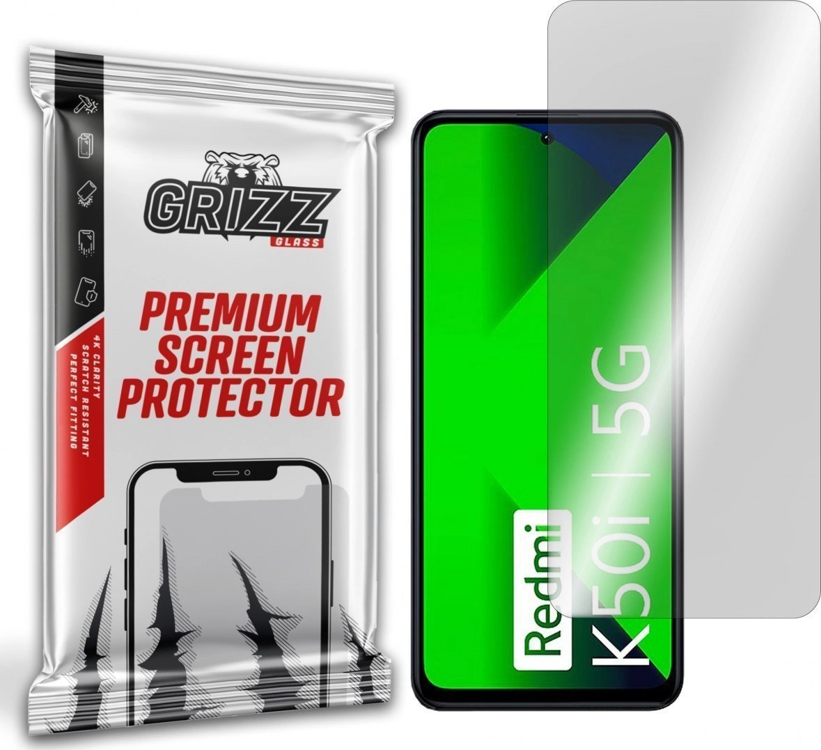 GrizzGlass Szkło hybrydowe Grizz Xiaomi Redmi