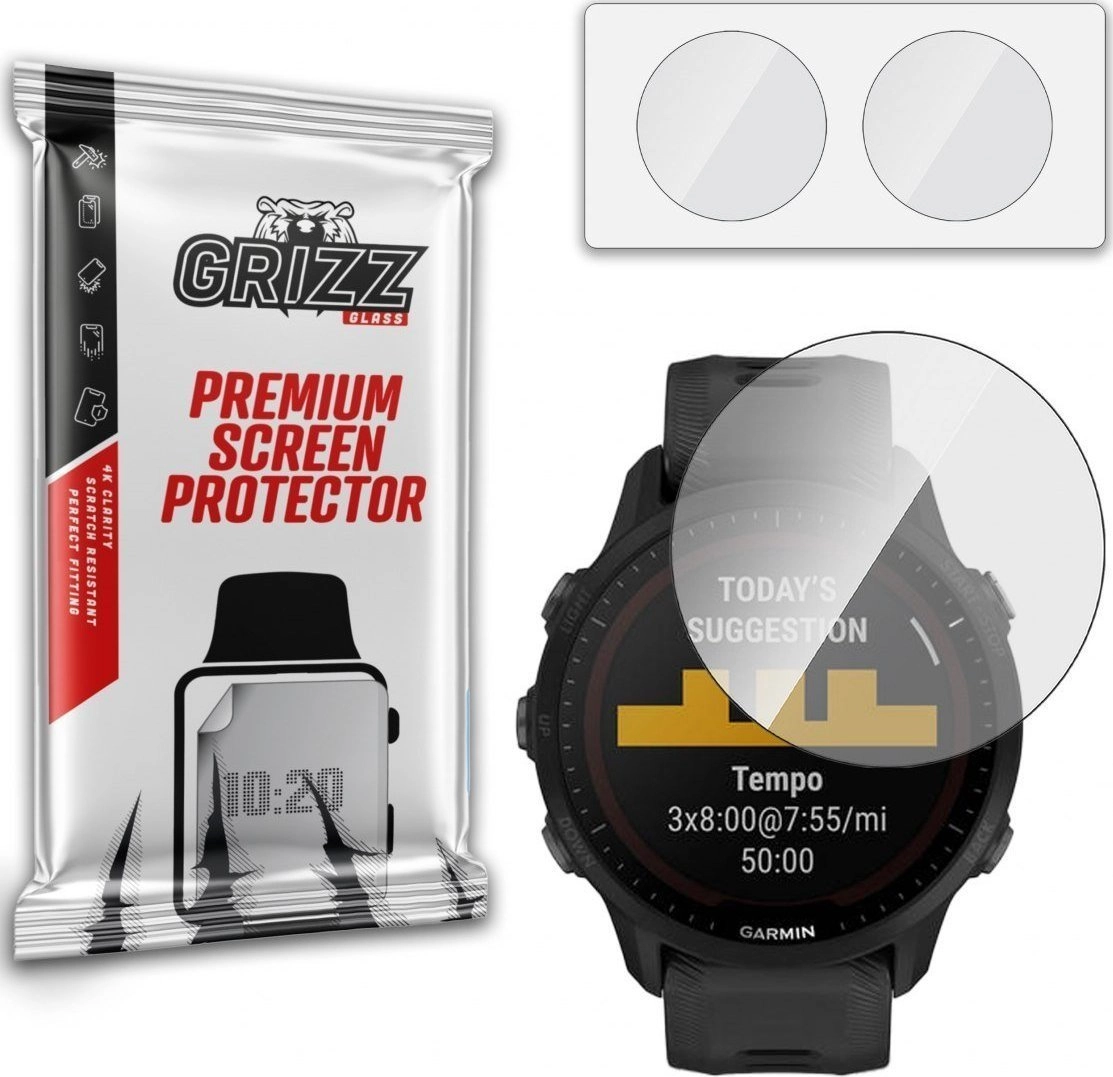 GrizzGlass Szkło hybrydowe Grizz Garmin Forerunner
