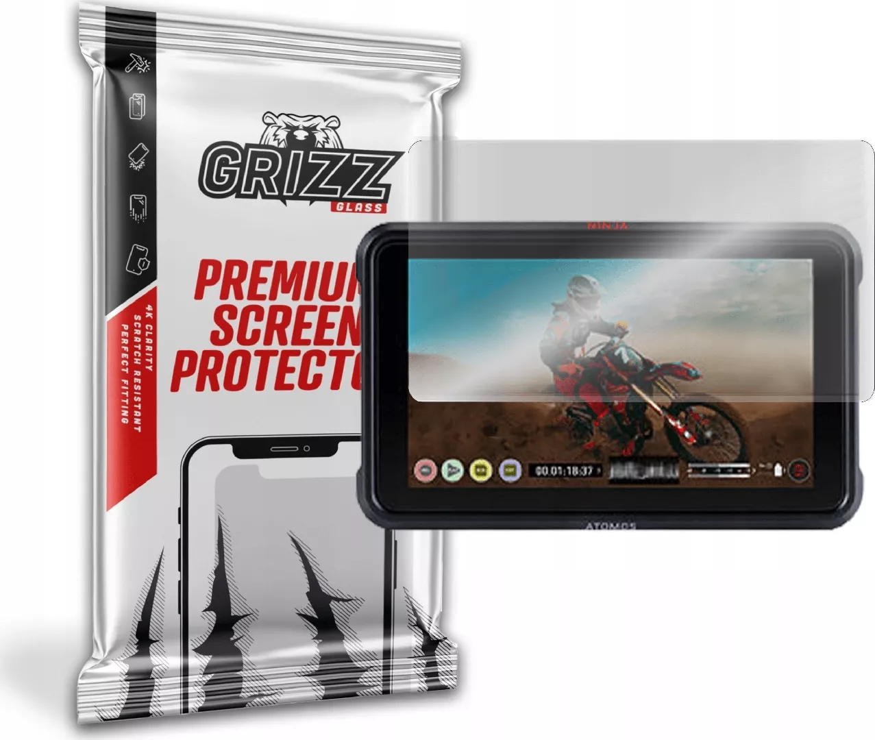 GrizzGlass Folia matowa Grizz Atomos Ninja