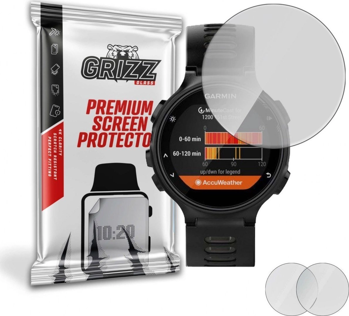 GrizzGlass Folia matowa Grizz Garmin Forerunner