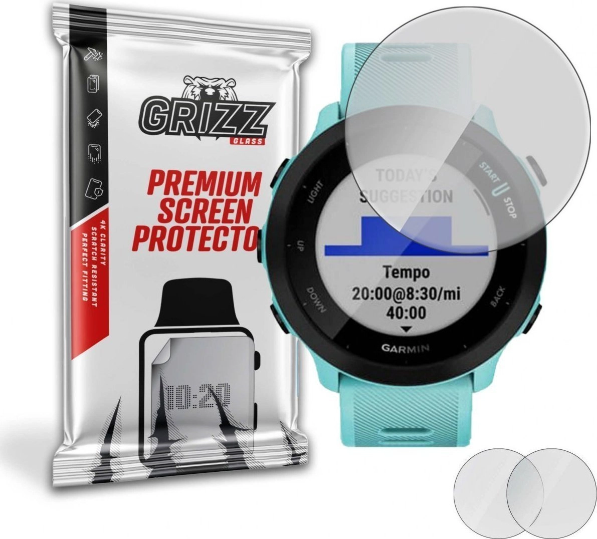 GrizzGlass Folia matowa Grizz Garmin Forerunner