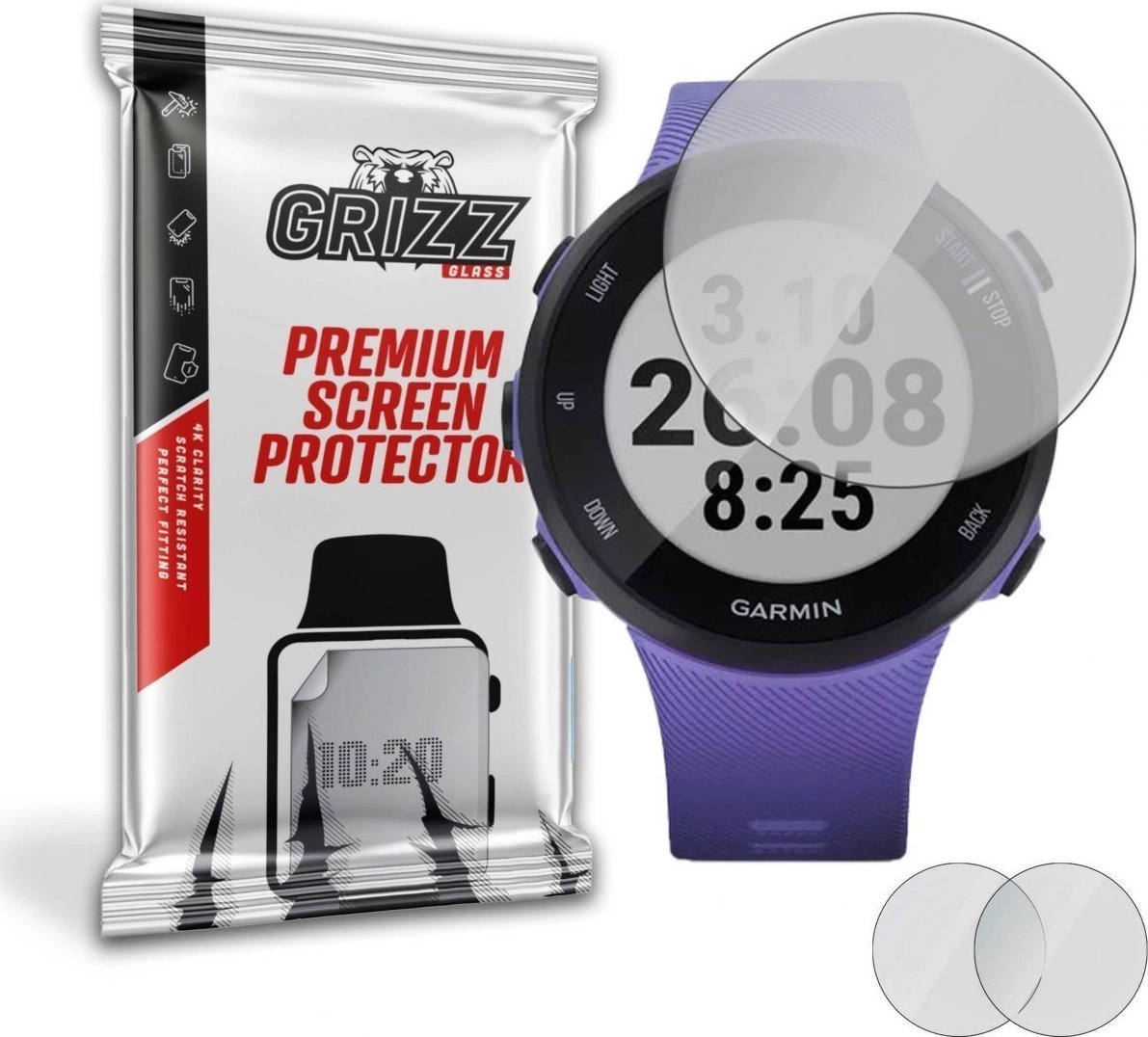 GrizzGlass Folia matowa Grizz Garmin Forerunner
