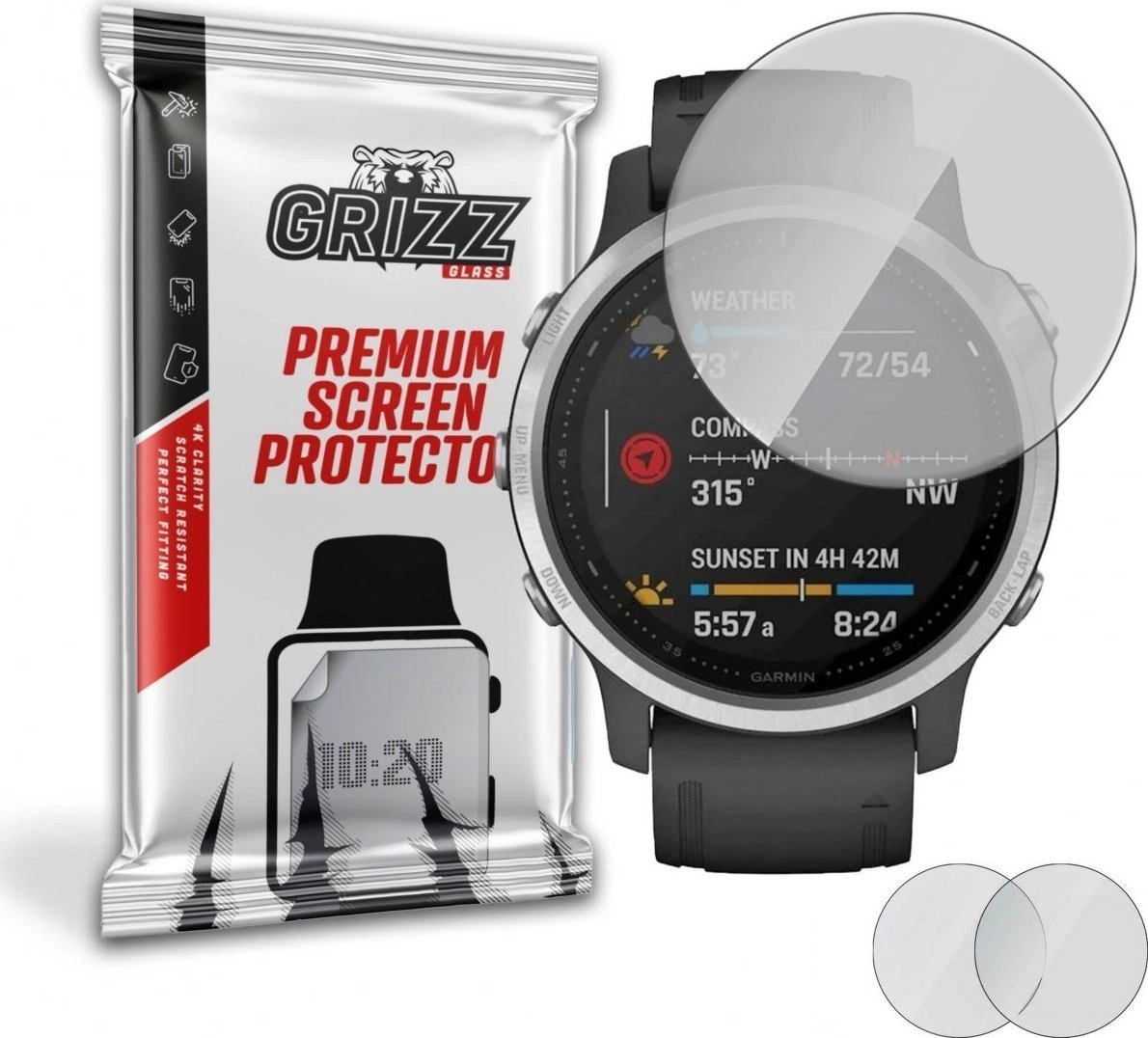 GrizzGlass Folia matowa Grizz Garmin Fenix