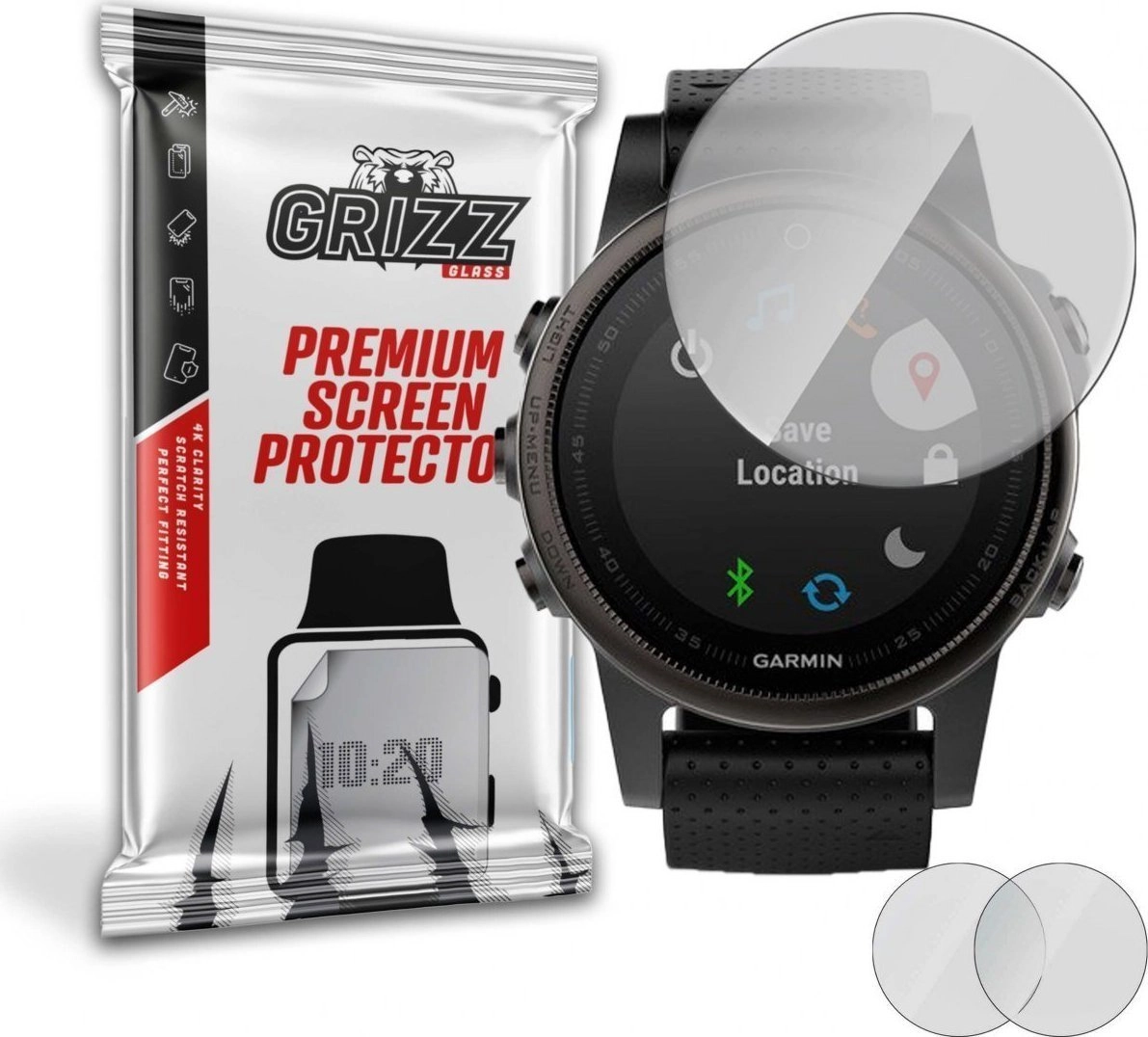 GrizzGlass Folia matowa Grizz Garmin Fenix