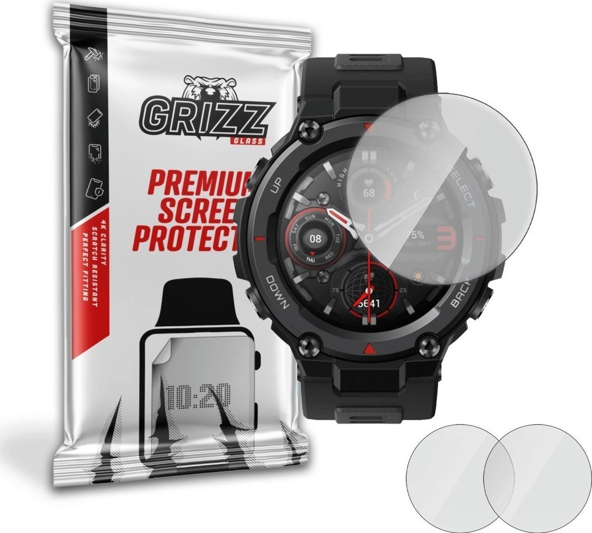 GrizzGlass Folia matowa Grizz Amazfit T-Rex