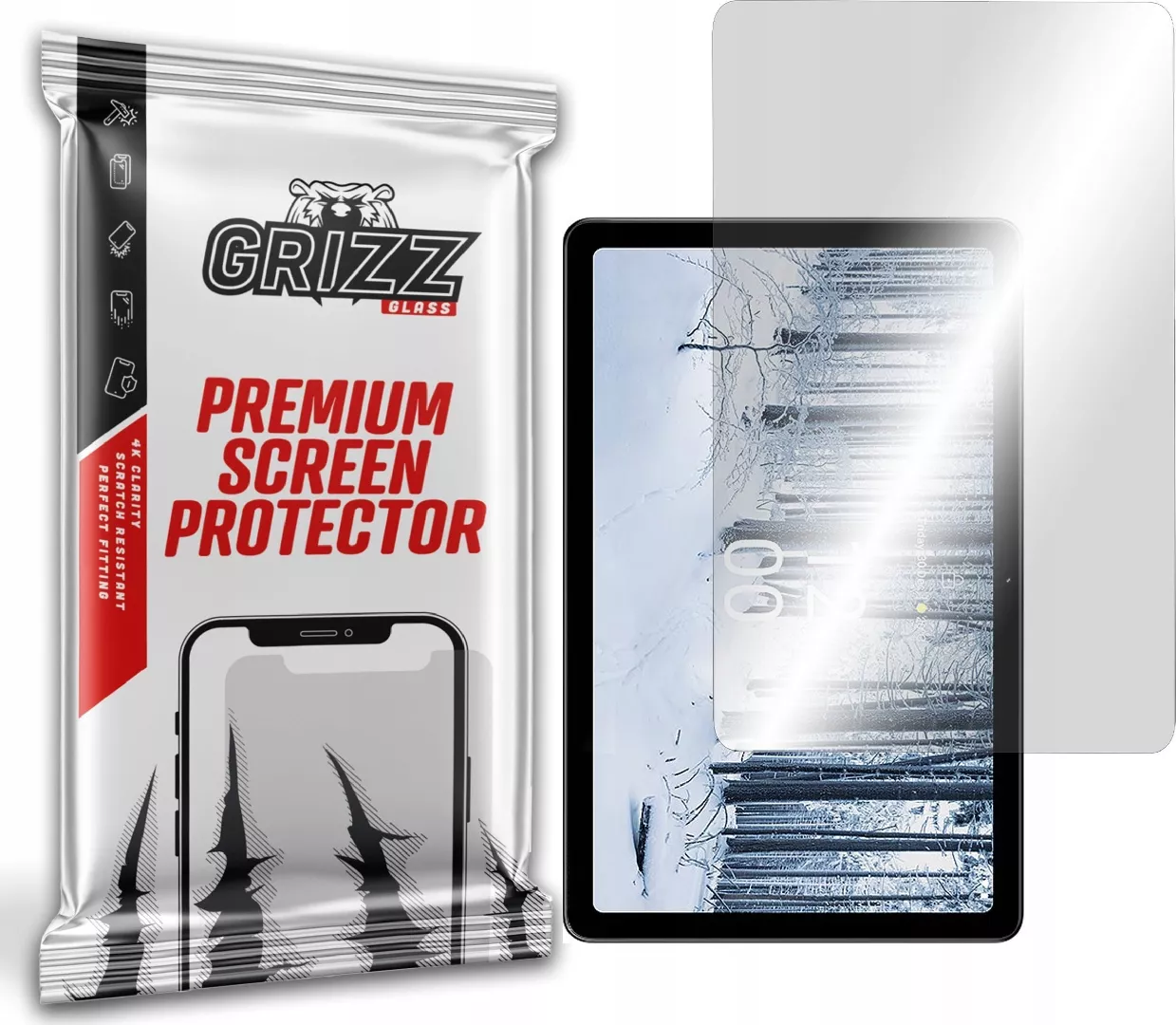 GrizzGlass Szkło hybrydowe Grizz Nokia T21