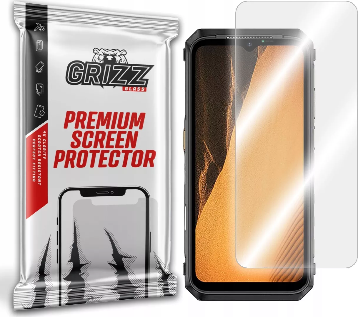 GrizzGlass Szkło hybrydowe GrizzGlass HybridGlass Ulefone