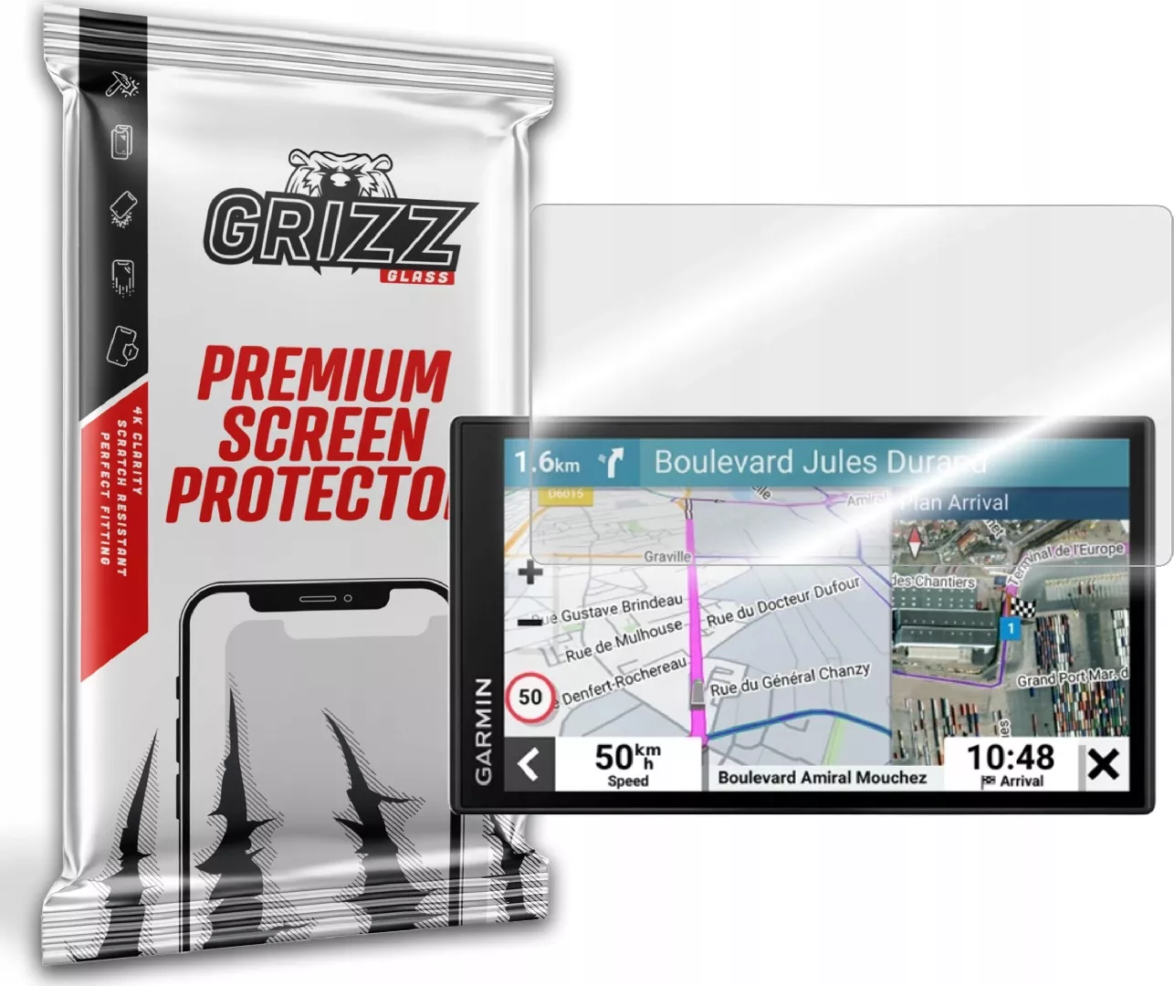 GrizzGlass Szkło hybrydowe GrizzGlass HybridGlass Garmin