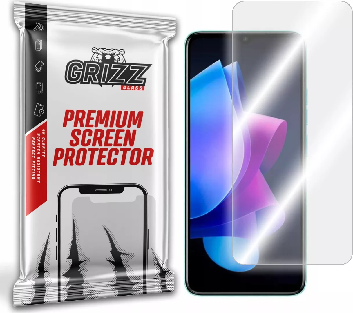 GrizzGlass Szkło hybrydowe GrizzGlass HybridGlass Tecno