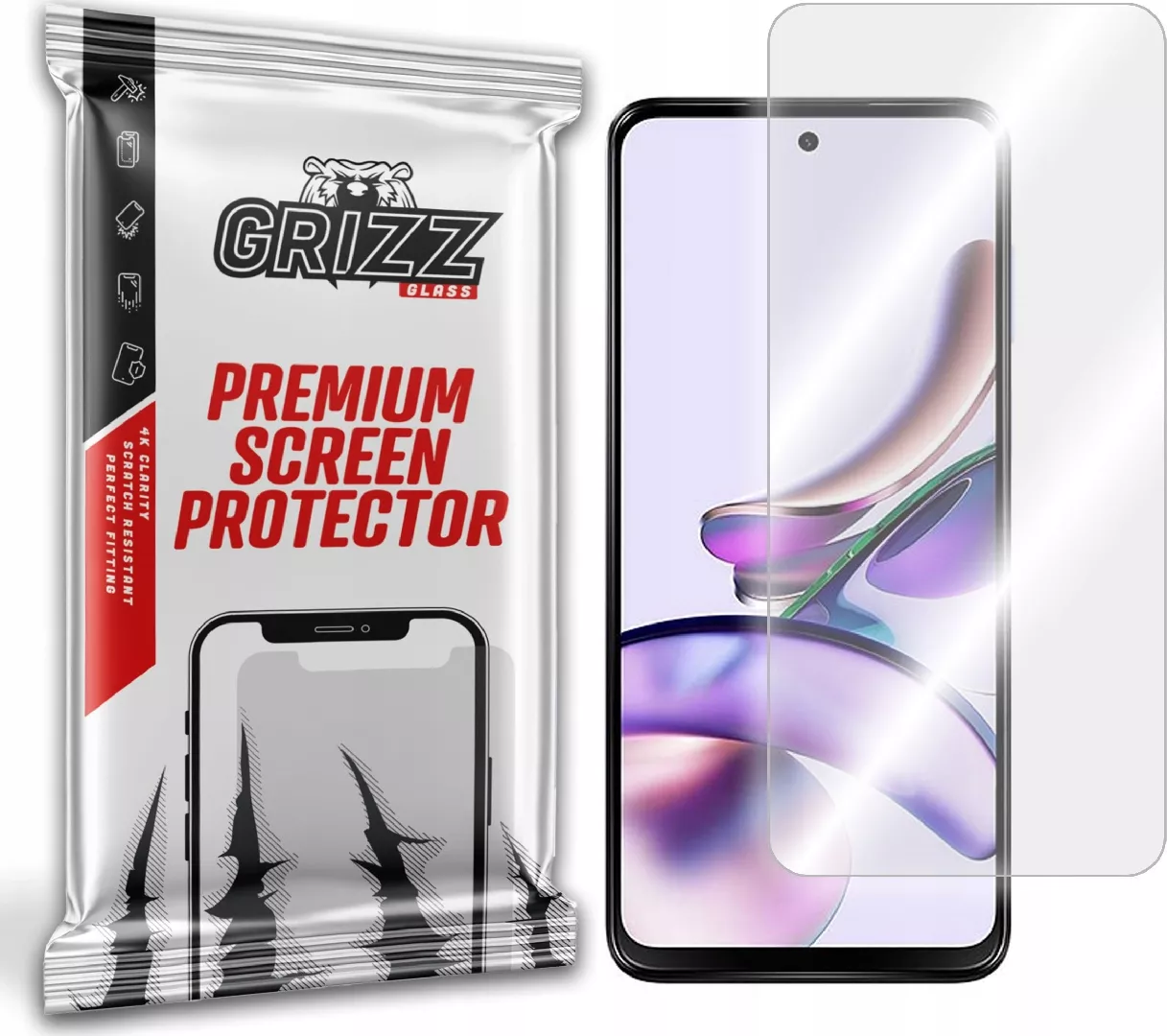 GrizzGlass Szkło hybrydowe GrizzGlass HybridGlass Motorola
