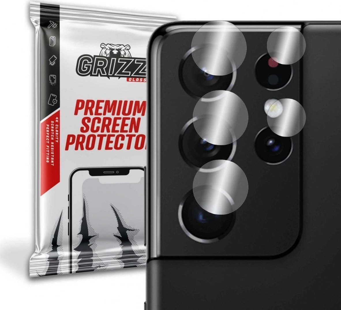 GrizzGlass Szkło hybrydowe na aparat Grizz