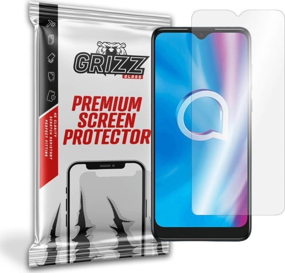 GrizzGlass Szkło hybrydowe Grizz Alcatel 1S