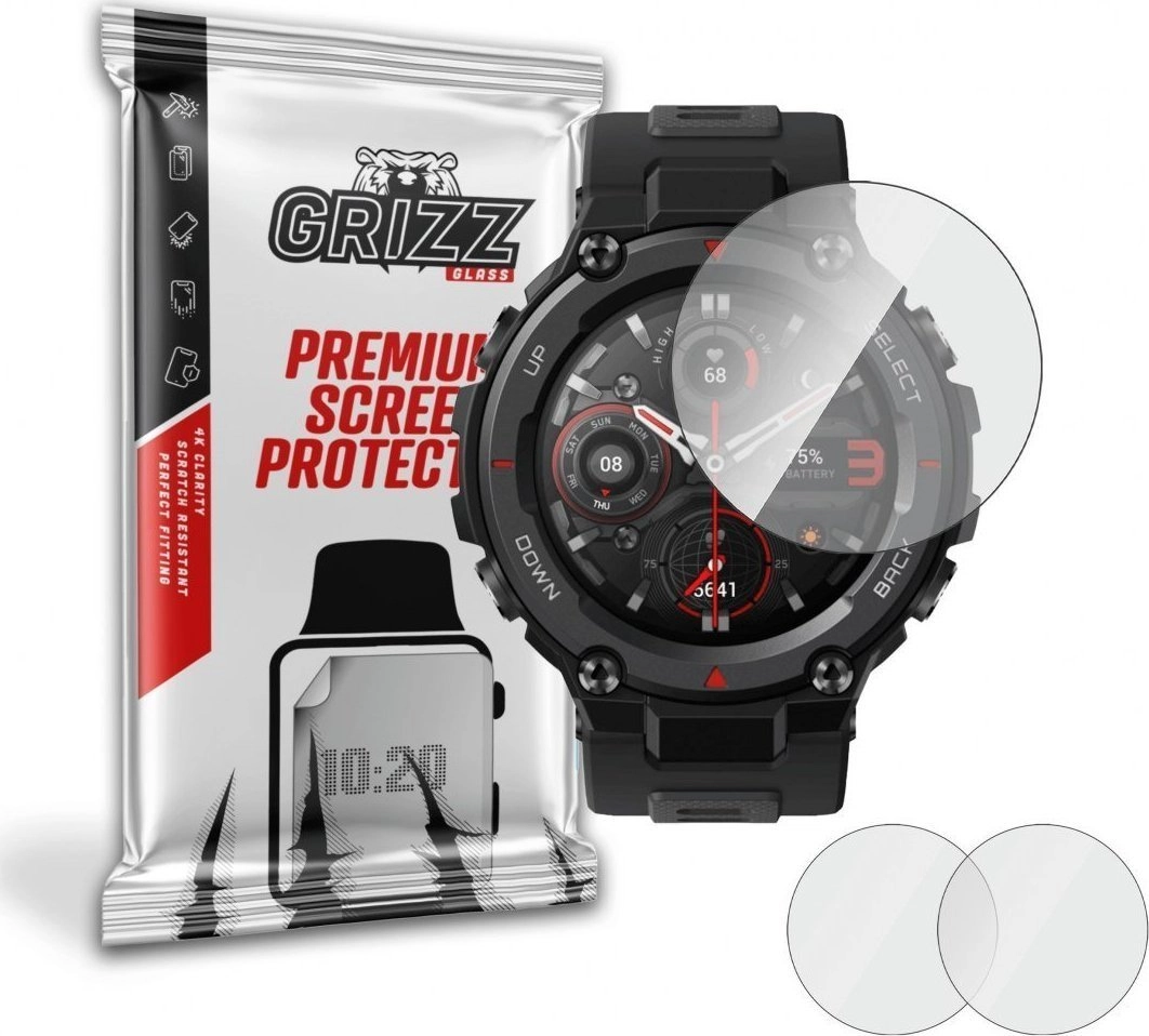 GrizzGlass Szkło hybrydowe Grizz Amazfit T-Rex