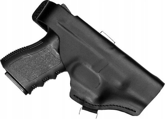 Leather holster for Glock 19 pistol