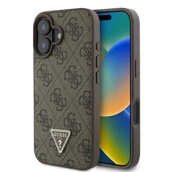 Guess nakładka Leather 4G Triangle Strass