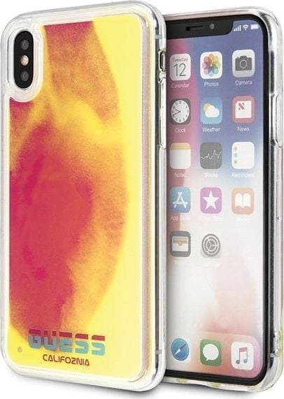 Guess Guess GUHCPXGLCPI iPhone X/Xs różowy
