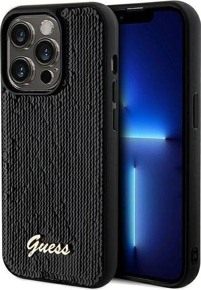 Guess Sequin Script Logo Case for