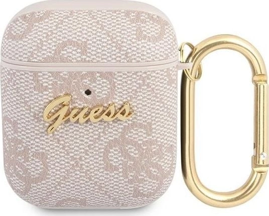 Guess GUA24GSMP AirPods cover różowy/pink 4G