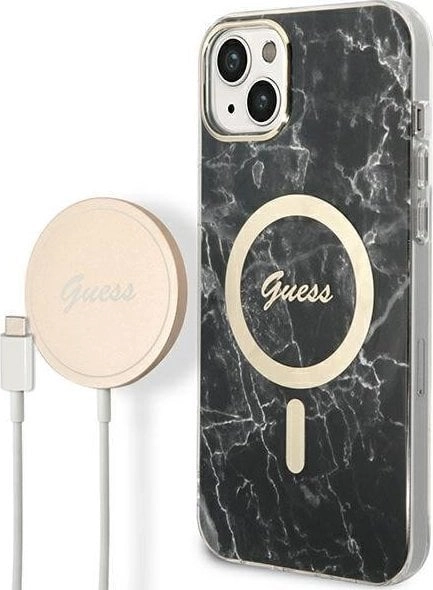 Zestaw Guess GUBPP14SHMEACSK Case+ Charger iPhone
