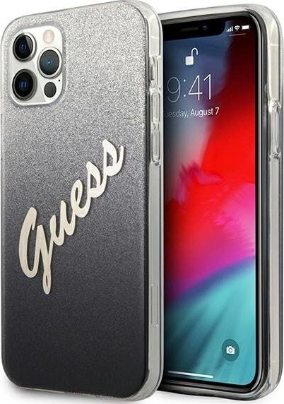 Guess Etui Guess GUHCP12LPCUGLSBK Apple iPhone