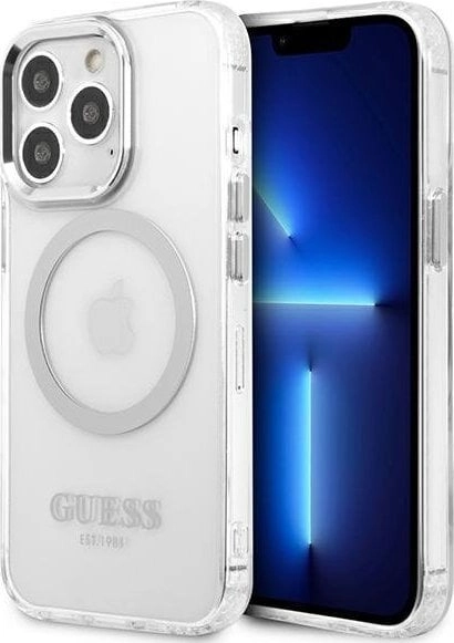 Guess Metal Outline MagSafe case for