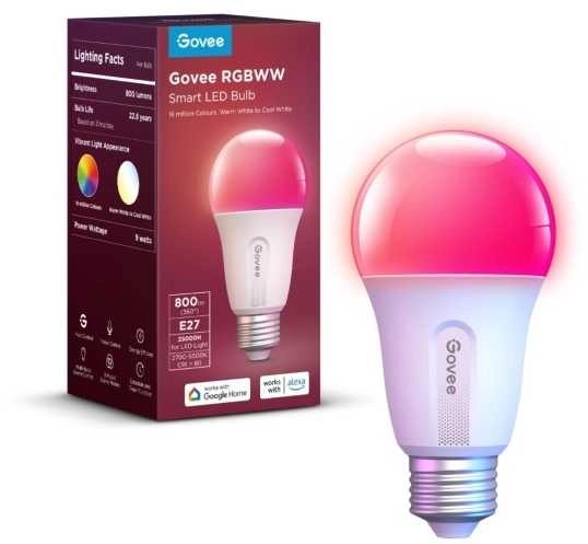 Govee Govee Smart bulb RGBWW 9W-60W