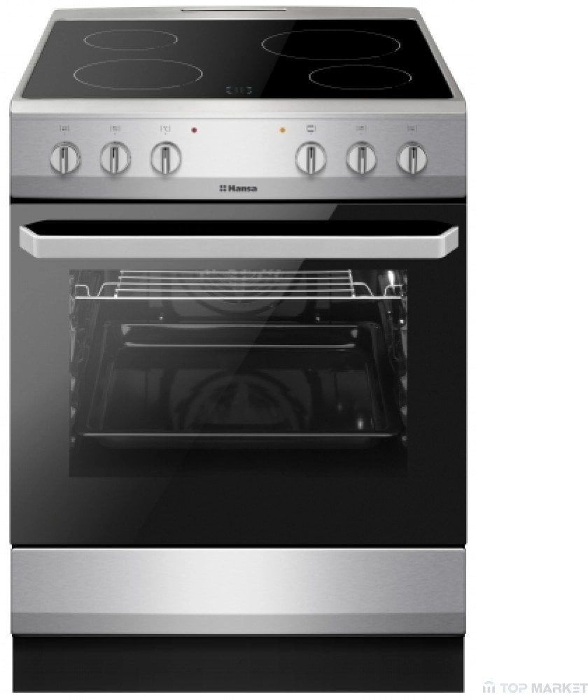 Hansa width 60 cm stainless steel/black