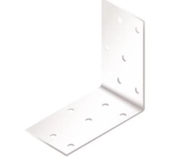 ANGLE BRACKET 60X60X40X2 0 WHITE 74802