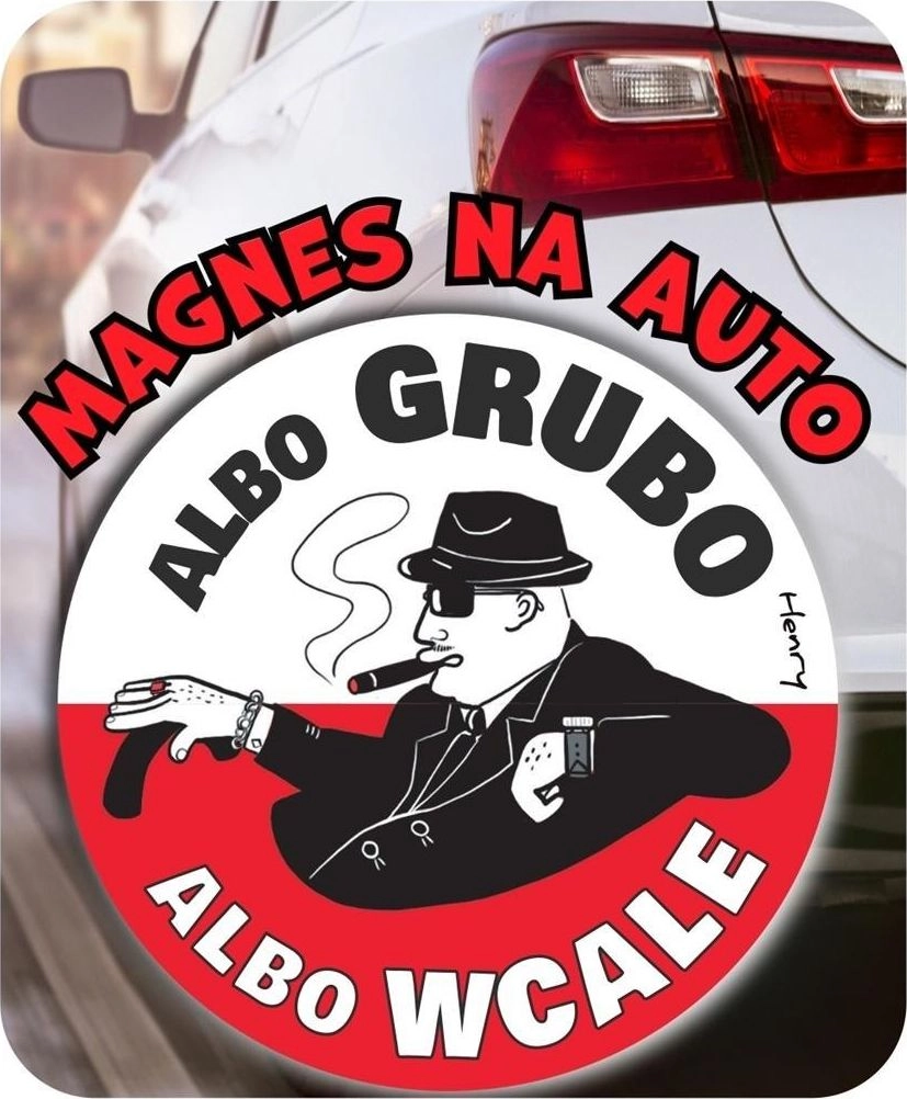 Magnes na auto grubo 454046