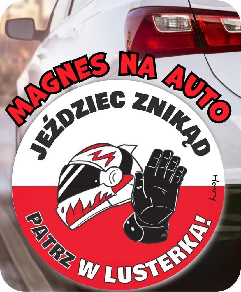 Car magnet  look in the mirrors