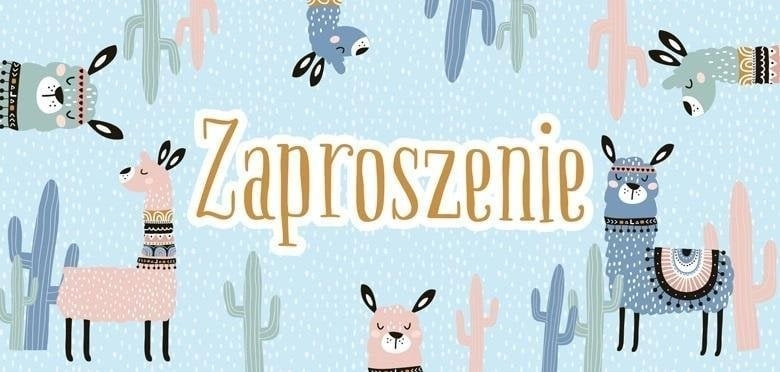 Zaproszenie - Lamy (5szt) 5907465669856