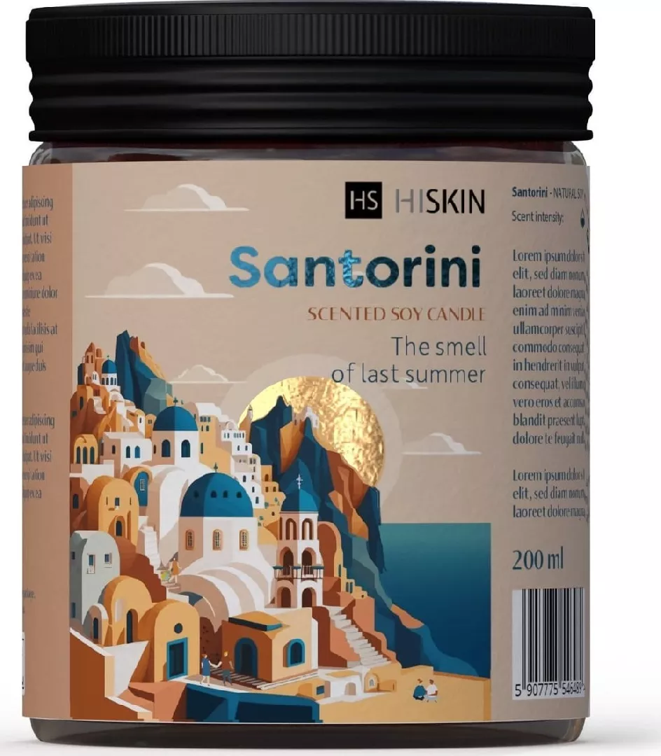 HISKIN SWIECASOJ 200ML SANTORINI 14764884 5905359803072