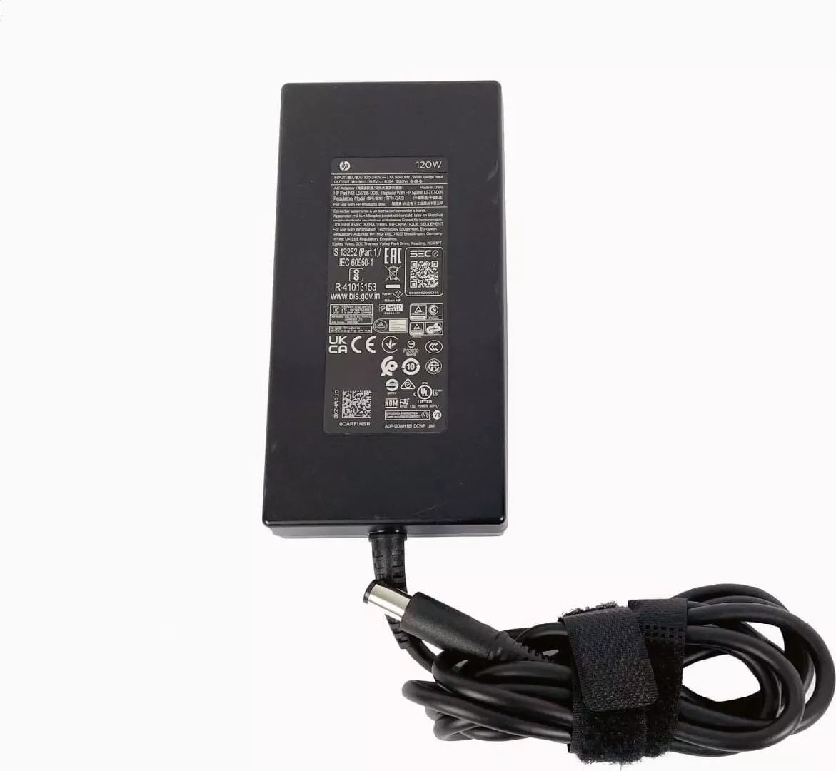 HP laptop power supply 120 W