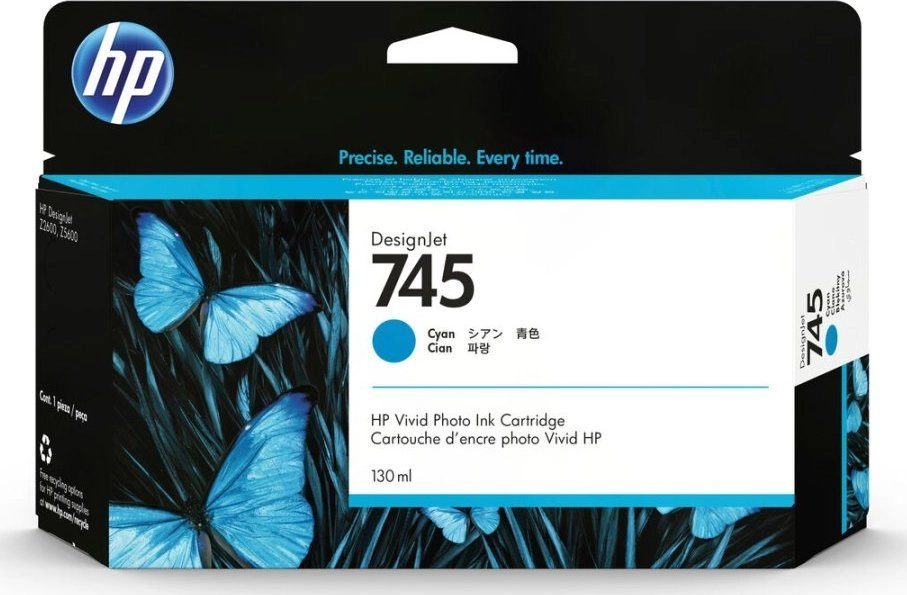 Tusz HP HP 745 - Cyan