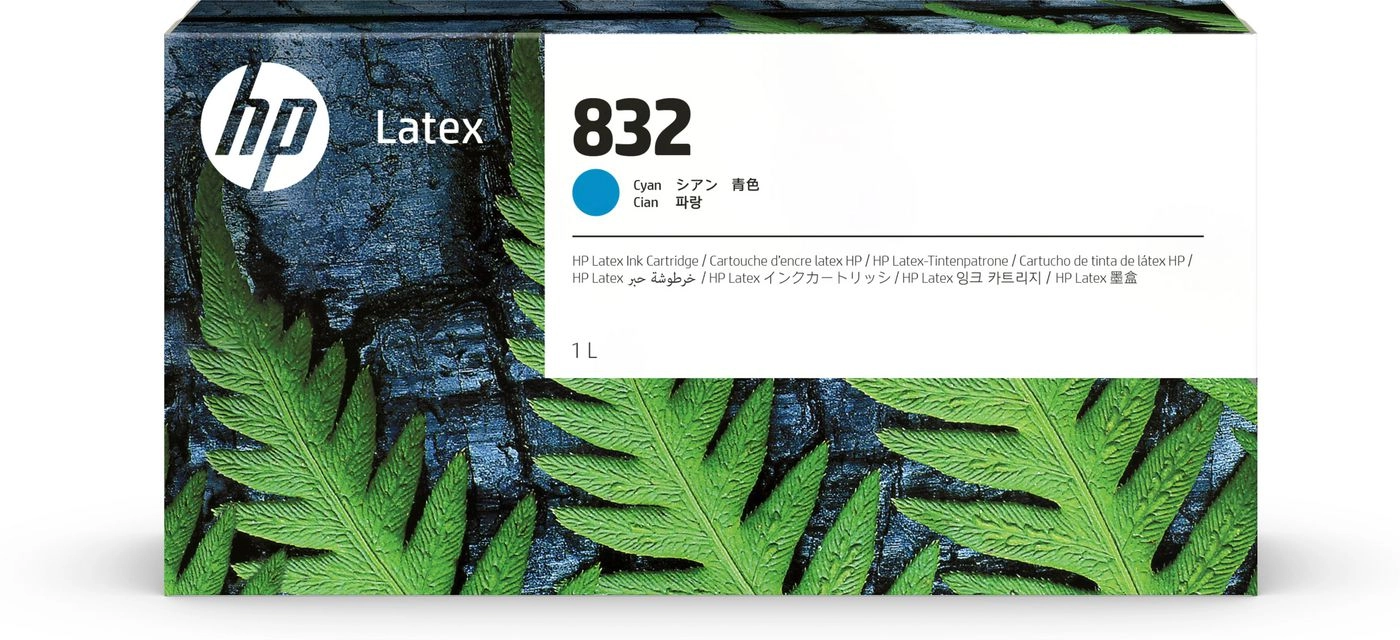 832 1L Cyan Latex Ink 4UV76A