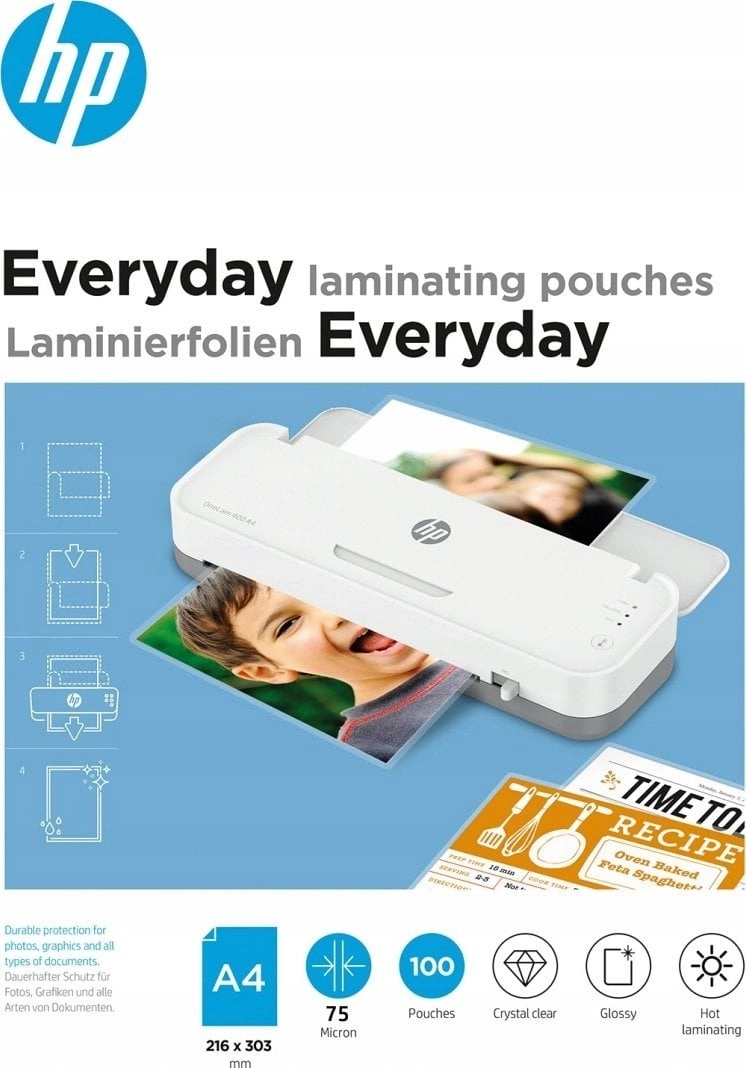 HP Folie laminacyjne HP EVERYDAY  A4