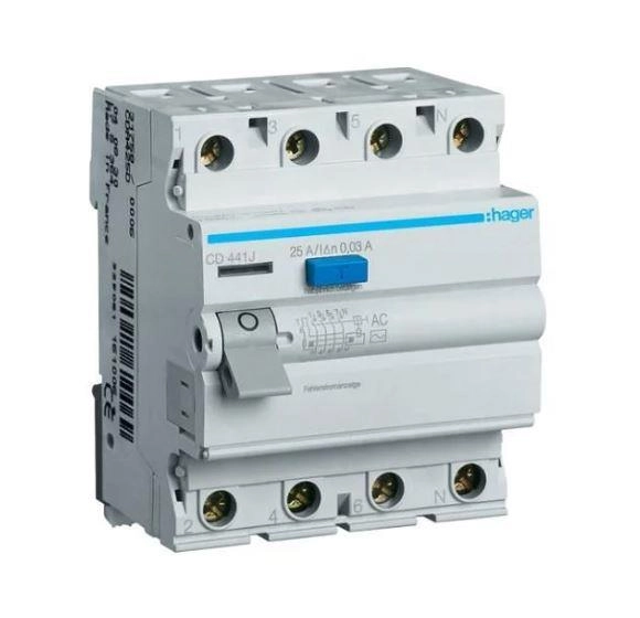 RELAY CURR LEAK 4P 40 A