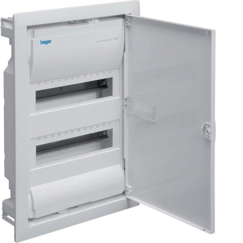 2x12 flush-mounted modular switchboard IP30 Volta