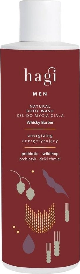 Hagi Natural Whiskey Barber body wash